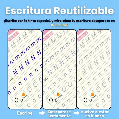 El aprendizaje de la escritura, de forma fácil, rápida y divertida Cortex® | Cuadernos Mágicos Cursivos